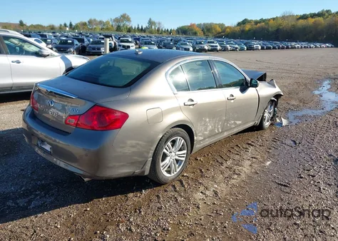 2011 Infiniti G37X из США, поврежденный, VIN JN1CV6AR7BM410064